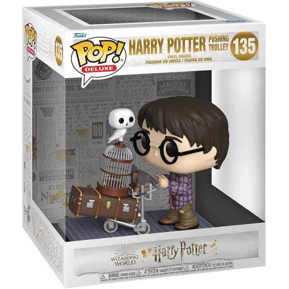 POP Deluxe: Harry Potter Anniversary- Harry Pushing Trolley-FK57360
