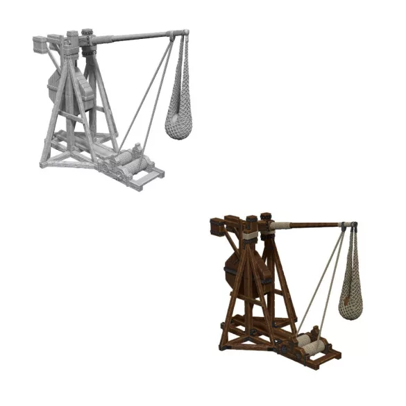 WizKids Deep Cuts Unpainted Miniatures: Trebuchet díszletelem