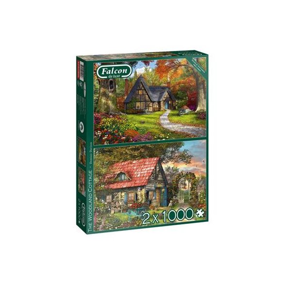 The Woodland Cottage - 2x 1000 Teile-11294