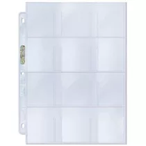 UP - 12-Pocket Platinum Page with 2-1/4" X 2-1/2" Pockets-81423