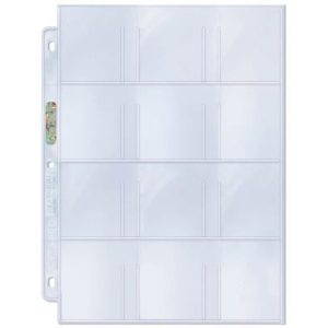 UP - 12-Pocket Platinum Page with 2-1/4" X 2-1/2" Pockets-81423