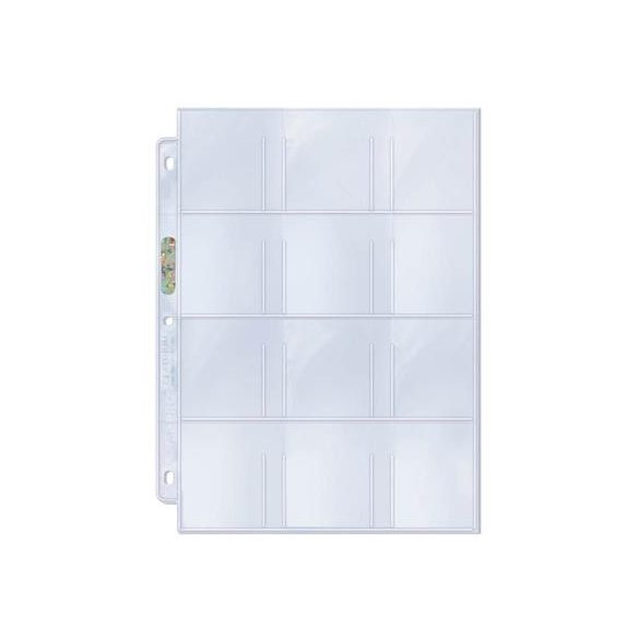 UP - 12-Pocket Platinum Page with 2-1/4" X 2-1/2" Pockets-81423