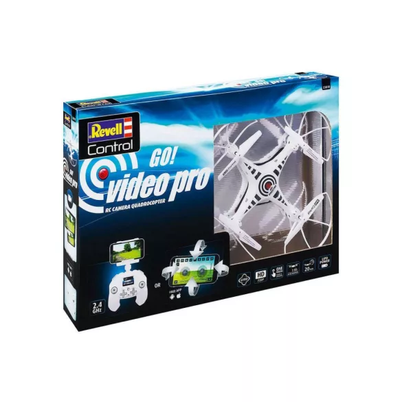 Revell: Quadcopter "Go! VIDEO PRO" - EN/DE/FR/NL/ES/IT-23818