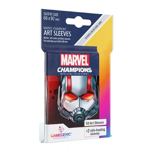 Gamegenic - Marvel Champions Art Sleeves - Ant-Man (50 Sleeves)-GGS15006ML