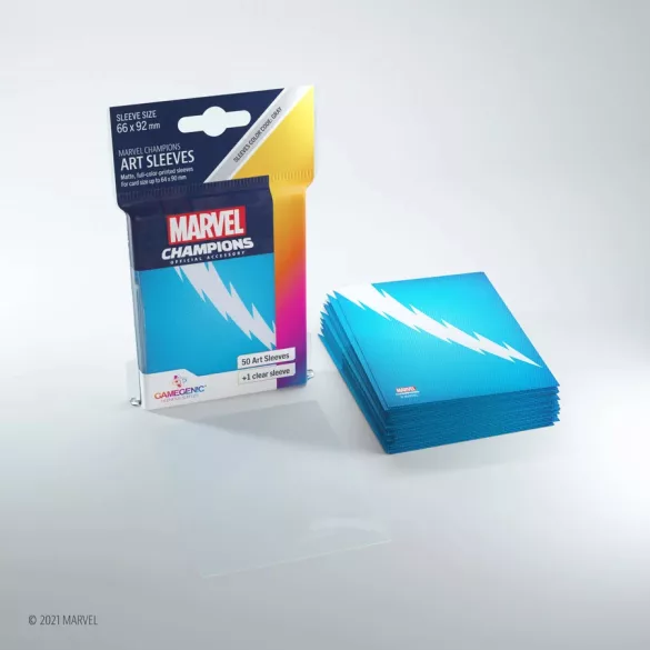 Gamegenic - Marvel Champions Art Sleeves - Quicksilver (50 Sleeves)-GGS15008ML