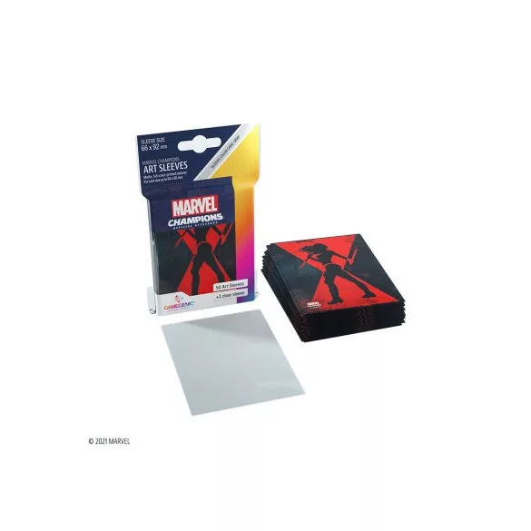 Gamegenic - Marvel Champions Art Sleeves - Black Widow (50 Sleeves)-GGS15010ML