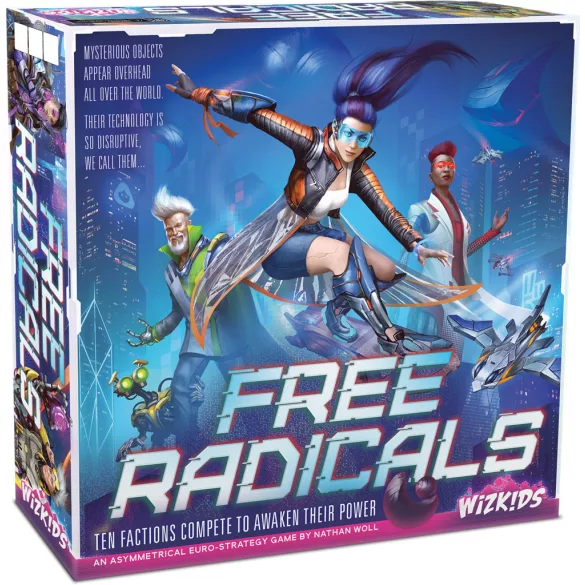 Free Radicals társasjáték - angol nyelvű kiadás