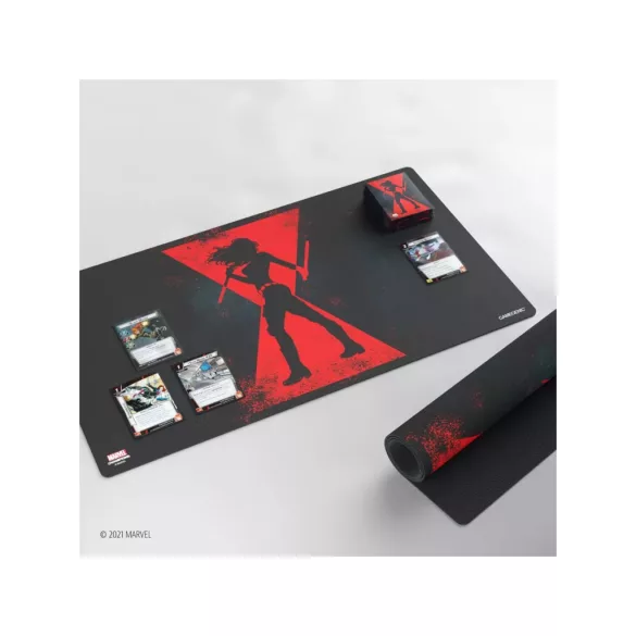Gamegenic - Marvel Champions Game Mat - Black Widow játszószőnyeg