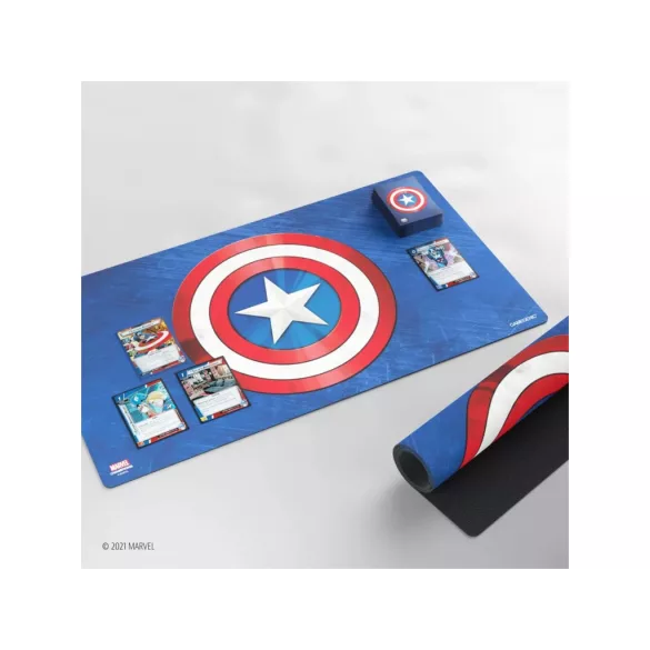 Gamegenic Marvel Champions Game Mat – Captain America játékszőnyeg