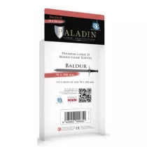 Paladin Sleeves - Baldur Premium Large D 58x108mm (55 Sleeves)-BAL-CLR