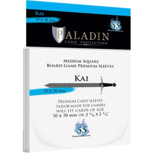 Paladin Sleeves - Kai Premium Square 70x70mm (55 Sleeves)-KAI-CLR