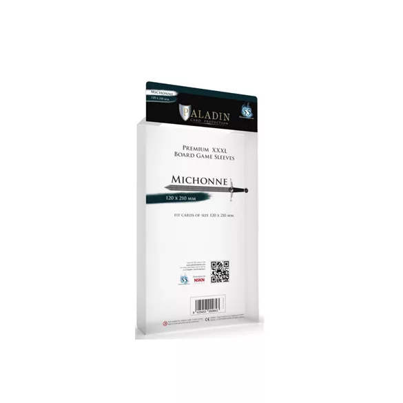Paladin Sleeves - Michonne Premium XXXL 120x210mm (55 Sleeves)-MIC-CLR