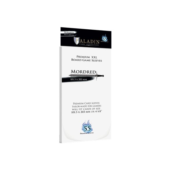 Paladin Sleeves - Mordred Premium XXL 101,5x203mm (55 Sleeves)-MRD-CLR