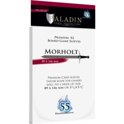 Paladin Sleeves - Morholt Premium XL 89x146mm (55 Sleeves)-MOR-CLR