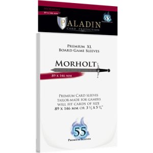 Paladin Sleeves - Morholt Premium XL 89x146mm (55 Sleeves)-MOR-CLR