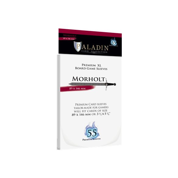 Paladin Sleeves - Morholt Premium XL 89x146mm (55 Sleeves)-MOR-CLR