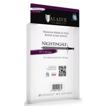 Paladin Sleeves - Nightingale Premium Wider XL PLUS 127x153mm (55 Sleeves)-NGH-CLR