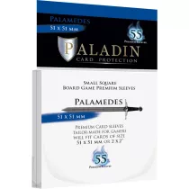 Paladin Sleeves - Palamedes Premium Small Square 51x51mm (55 Sleeves)-PAL-CLR