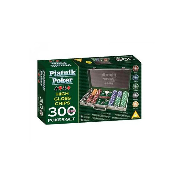 Piatnik - Pokerset 300 (High Gloss Chips)-PIA7903