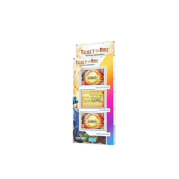 Gamegenic - Ticket to Ride Art Sleeves (152 Sleeves)-GGS15002ML