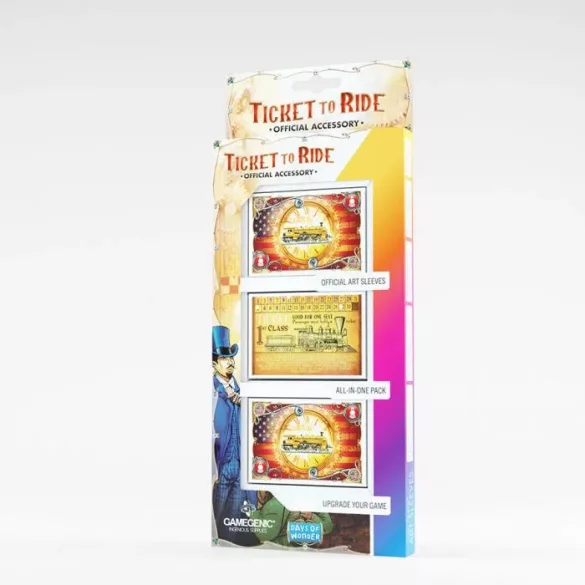 Gamegenic - Ticket to Ride Art Sleeves kártyavédő szett (152 db)