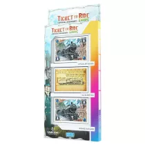 Gamegenic – Ticket to Ride Europe Art Sleeves, 168 db kártyavédő