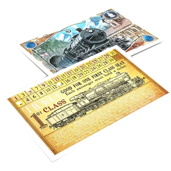 Gamegenic – Ticket to Ride Europe Art Sleeves, 168 db kártyavédő