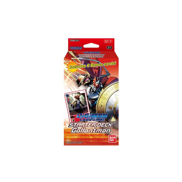 Digimon Card Game - Starter Deck Display Gallantmon ST-7 (6 Decks) - EN-2590720