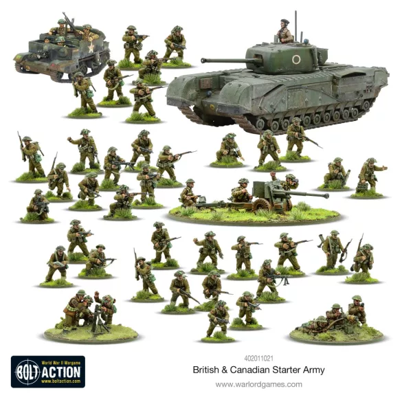 Bolt Action - British & Canadian Army (1943-45) starter army - EN-402011021