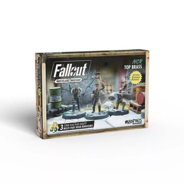 Fallout: Wasteland Warfare - NCR: Top Brass miniatűra szett (EN)