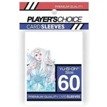 Player's Choice Premium Yu-Gi-Oh! Sized Card Sleeves - White (60 Sleeves)-PCA2101