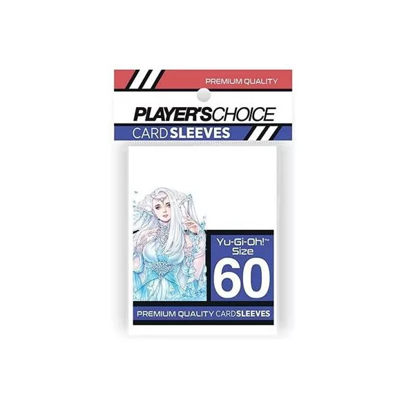 Player's Choice Premium Yu-Gi-Oh! Sized Card Sleeves - White (60 Sleeves)-PCA2101