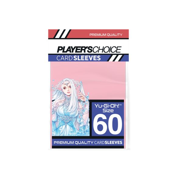 Player's Choice Premium Yu-Gi-Oh! Sized Card Sleeves - Power Pink (60 Sleeves)-PCA2106