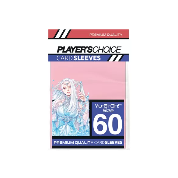 Player's Choice Premium Yu-Gi-Oh! Sized Card Sleeves - Power Pink (60 Sleeves)-PCA2106