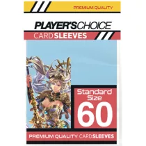 Player's Choice Premium Standard Sized Card Sleeves - Powder Blue (60 Sleeves)-PCA1107