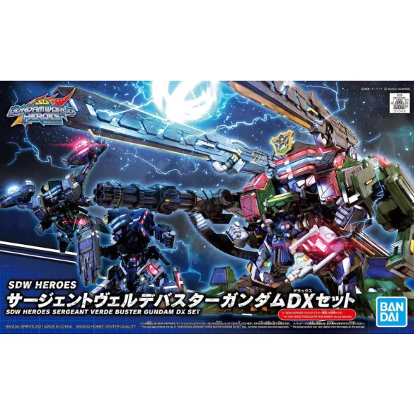 SDW HEROES Sergeant Verde Buster Gundam DX Set modellkészlet