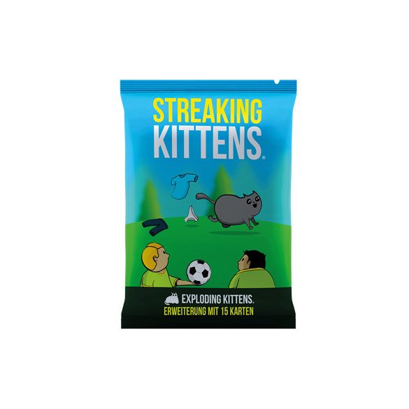 Exploding Kittens - Streaking Kittens (12er-Display) - DE-EXKD0010