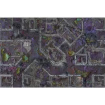 Kraken Wargames Gaming Mat - Corrupted Warzone City 6x4 2.0-KWG-64-9