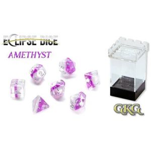 Eclipse Dice Amethyst (7 Dice Set)-GKGE0750