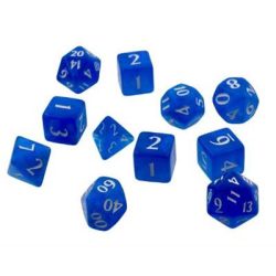 UP - Eclipse 11 Dice Set: Pacific Blue-15562