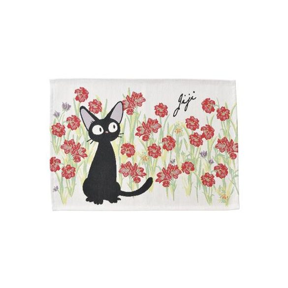 Ghibli - Kiki's Delivery Service - Placemat Jiji Red Flowers-MARU-70364
