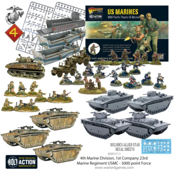 Bolt Action - US Marine Corps Starter Army - EN-WGB-START-10