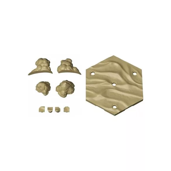 Gundam Accessories - Customize Scene Base for 30MM (Desert Vers.)-MK59535