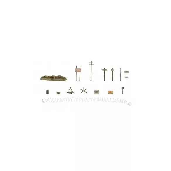 Bolt Action Scenery Battlefield Accessories terepkiegészítő készlet - angol kiadás