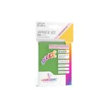 Gamegenic - PRIME Japanese Sized Sleeves Green (60 Sleeves)-GGS10120ML