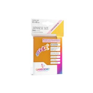 Gamegenic - PRIME Japanese Sized Sleeves Orange (60 Sleeves)-GGS10121ML