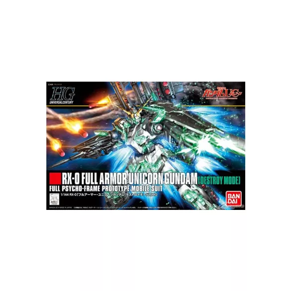 HGUC FULL ARMOR UNICORN GUNDAM (DESTROY MODE) 1/144-MK58005