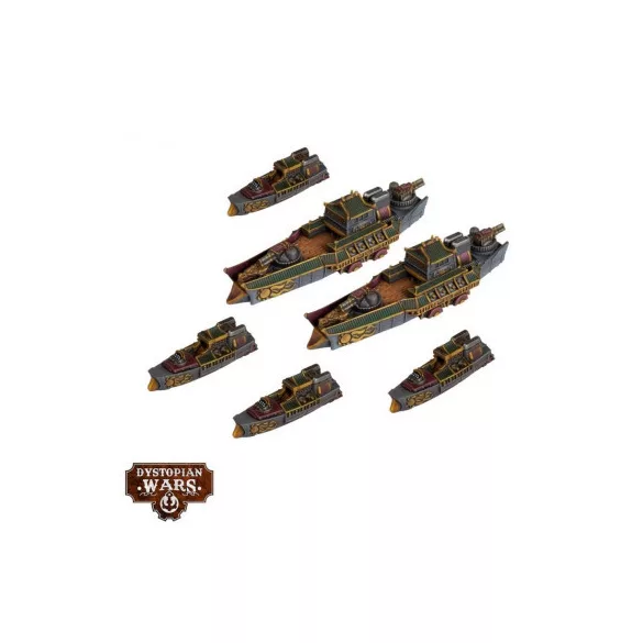 Dystopian Wars: Empire Frontline Squadrons hajóminiatúra készlet - angol kiadás