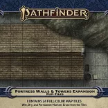 Pathfinder Flip-Tiles: Fortress Walls & Towers Expansion térképlap-kiegészítő