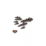 Dystopian Wars: Borodino Battlefleet Set miniatűra készlet - angol kiadás